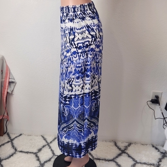 Nwot Express Printed Chiffon Modest Maxi Skirt - Size: XS - Picture 6 of 15